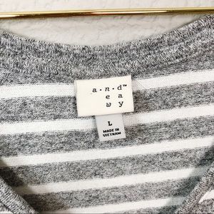 a new day Tops - A New Day Flared Sleeves Striped Top a new day Tops - A New Day Flared Sleeves Striped Top
